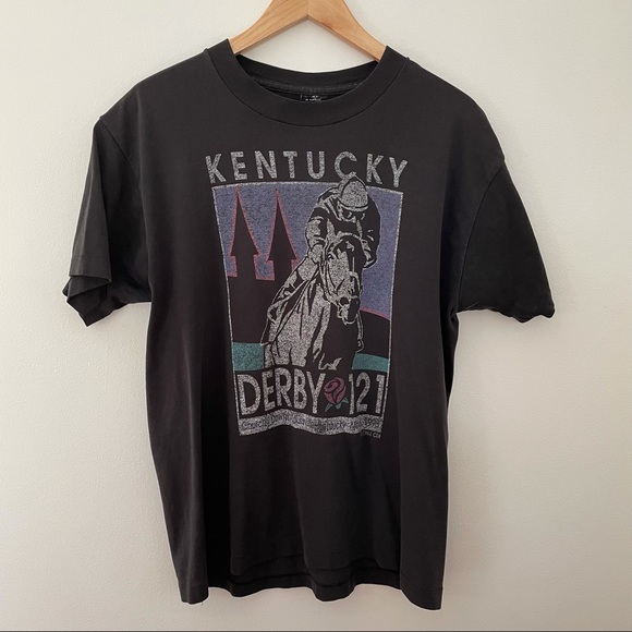 Fruit of the Loom Other - Vintage Single Stitch Kentucky Derby 121 Shirt